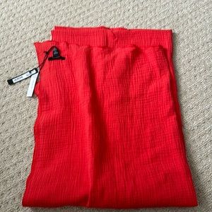 indigo love and lore gauze scarf nwt coral